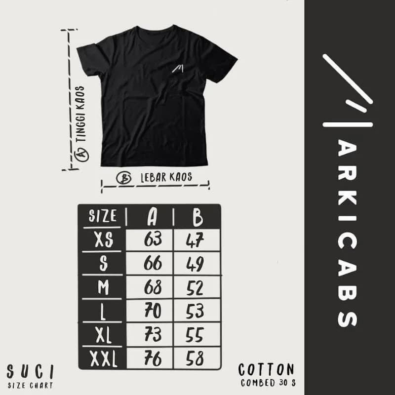 Markicabs - Suci Black - T-Shirt Original tampak 5