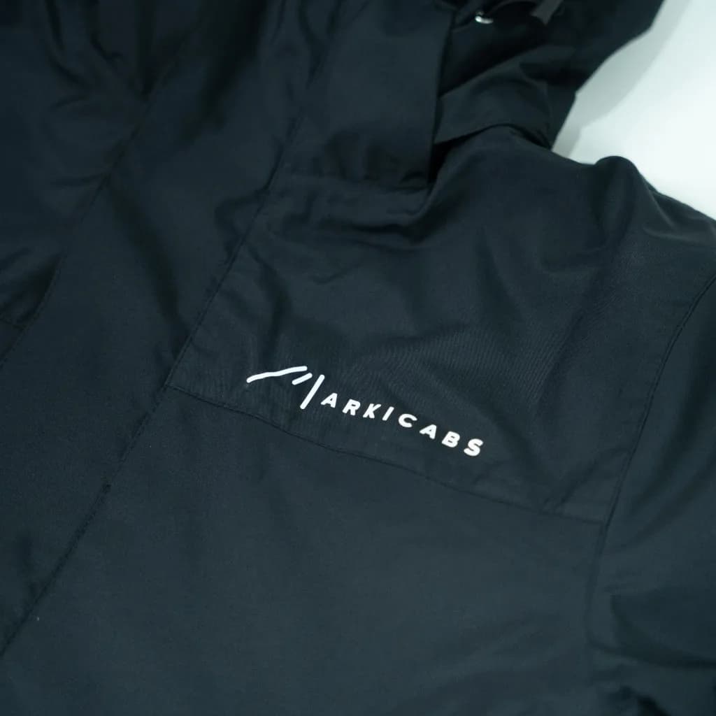 Markicabs - Jiiro Integrated Jacket - Black tampak 3
