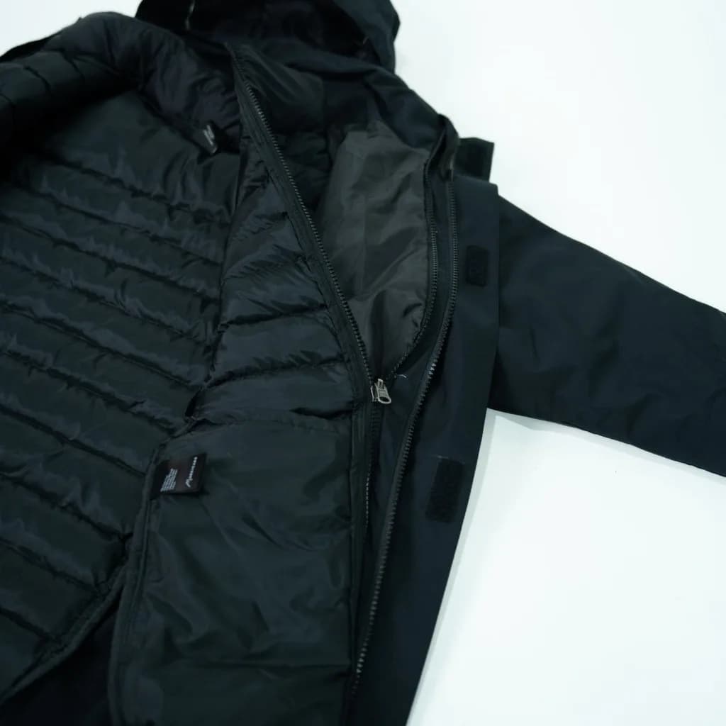 Markicabs - Jiiro Integrated Jacket - Black tampak 8